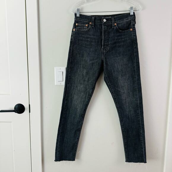 Levi’s wedgie skinny black jeans woman’s 29 - Picture 1 of 11
